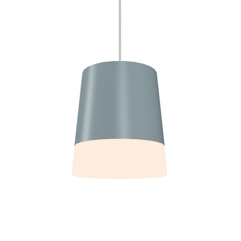 Cônico 1 - Light LED Pendant, 7.09" H x 5.71" W x 5.71" D, American Walnut, American Walnut