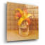  «Lily In Glass» par Danhui Nai, art mural en verre acrylique, 36 po x 36 po