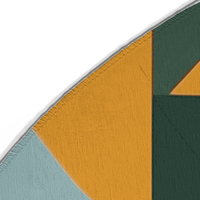 Tapis intérieur et extérieur Fragment Frames, Rond 5 pi