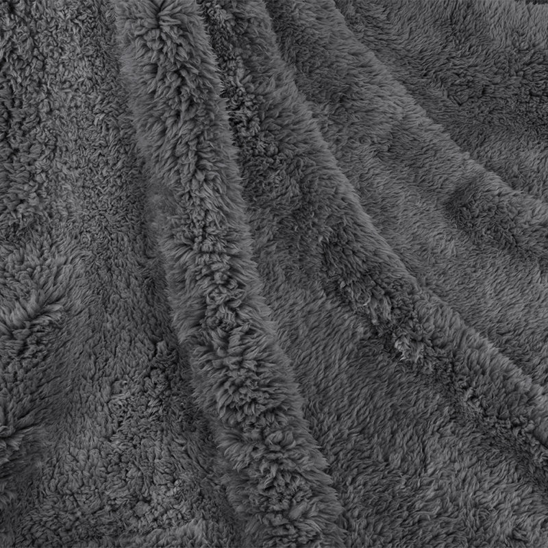 Sherpa Fleece Pet Blanket, Gray, 60" x 80"