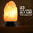 Himalayan Glow Pink Salt Lamp, Multi-Color Crystal Rock Night Light with Plastic Base & 3-5 Lbs