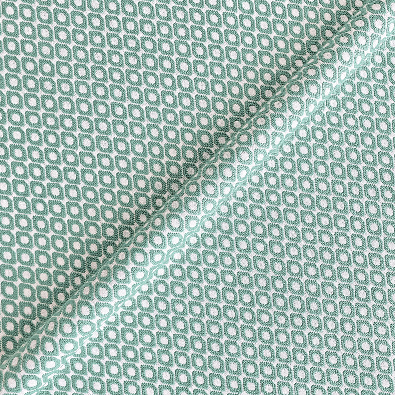 Belize Habi Aqua Fabric Railroaded