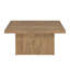 Ensemble de 3 tables basses et tables de bout carrées avec placage de manguier rustique