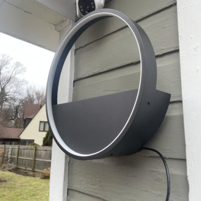 outdoor wall light Plants pot
