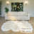 Novelty Colello Solid Color Handmade Sheepskin 7' x 6' Area Rug in Natural