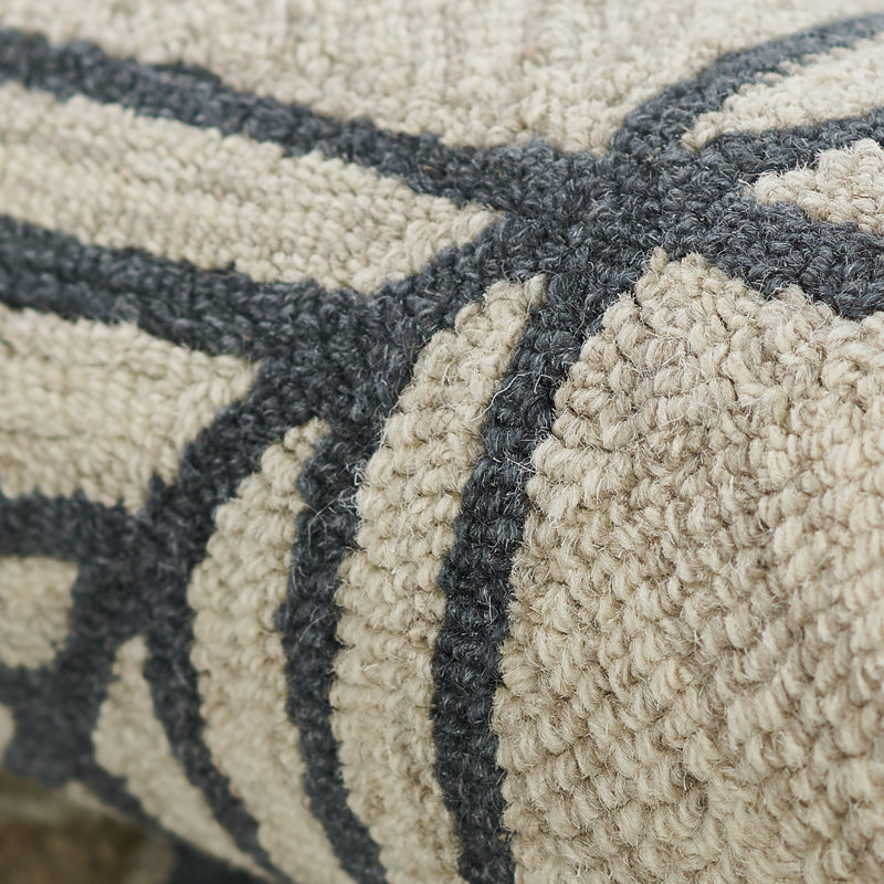 Tahoe Hand Tufted Wool Geometric Area Rug, Rectangle 2' x 3'