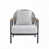 Coussin gris / cadre gris foncé  est en rupture de stock