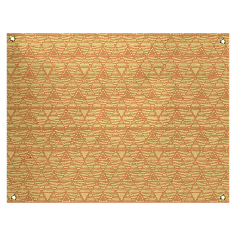 Tapisserie, H 59 po x l 80 po, Orange/jaune