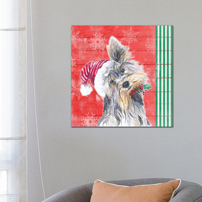 Holiday Puppy by Patricia Pinto - Wrapped Canvas Gallery-Wrapped Canvas Giclée