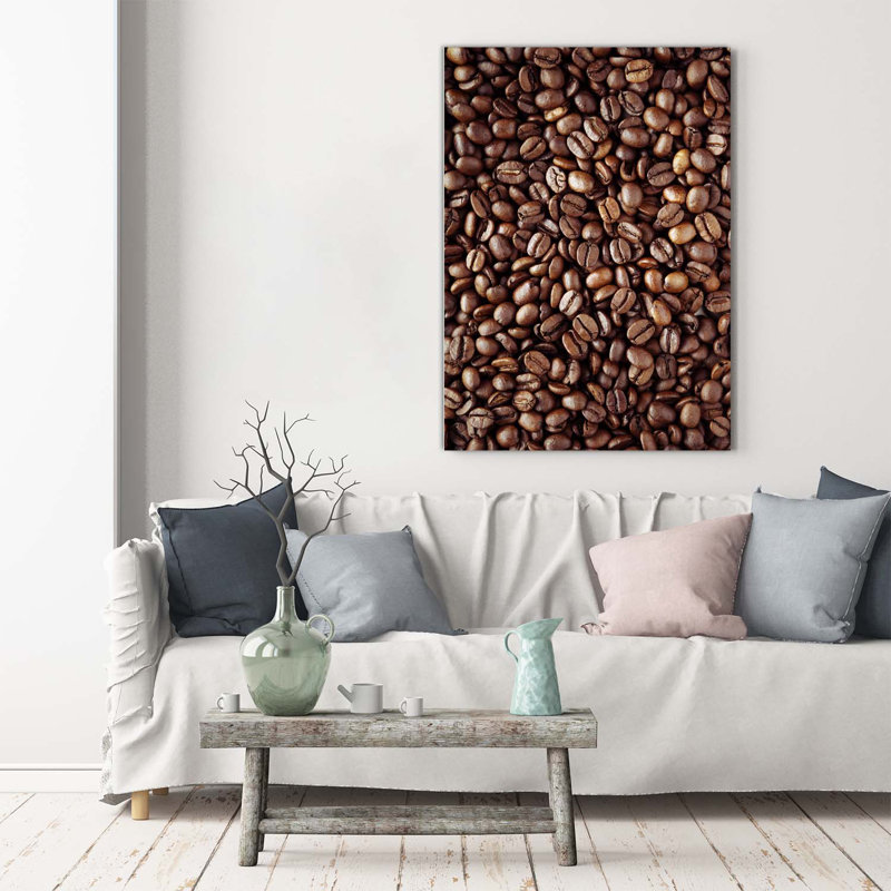Coffee Beans - Wrapped Canvas Print