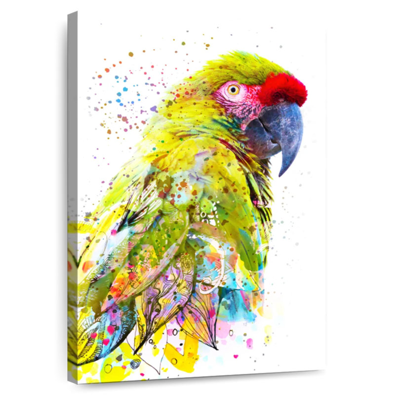 Brampt superbe oiseau de safari, H 39 po x l 26 po