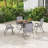 Set Of 4 Patio Folding Chair Set With Rustproof Metal Frame-1507170034