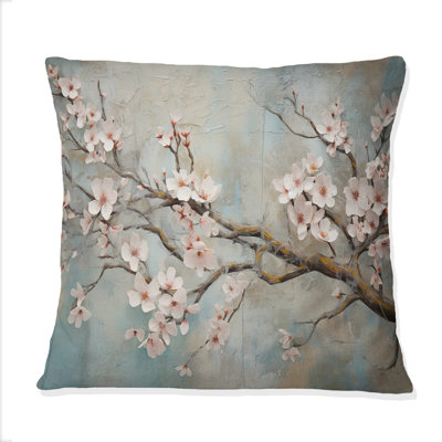 Apple Blossom Harmony IX - Apple Blossom Printed Throw Pillow