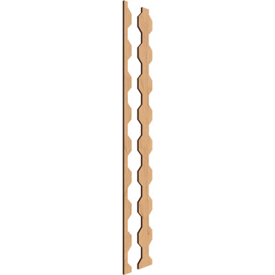 Pontiac Adjustable Wood Decorative Slat Wall Panel Kit