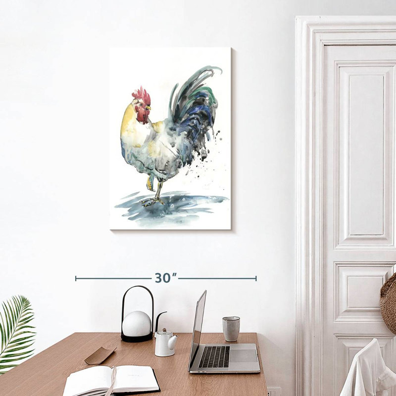 Brampt Rooster Splash I, 30" H x 20" W