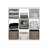 Kieron Cubic Multipurpose Clothing & Closet Storage Organizer Shelf, 9-Cube-1335271490