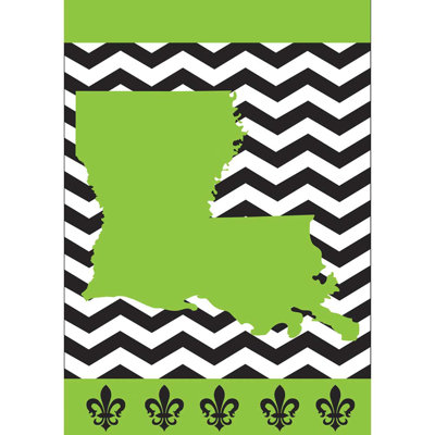 Drapeau de jardin en polyester 18 x 13 po Belvue