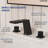 Widespread Bathroom Faucet 3 Hole, 2-handle Bathroom Sink Faucet with Drain Assembly-79598402