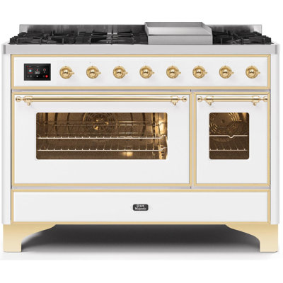Majestic II 48" 5.02 cu. ft. Freestanding Dual Fuel Range with Griddle