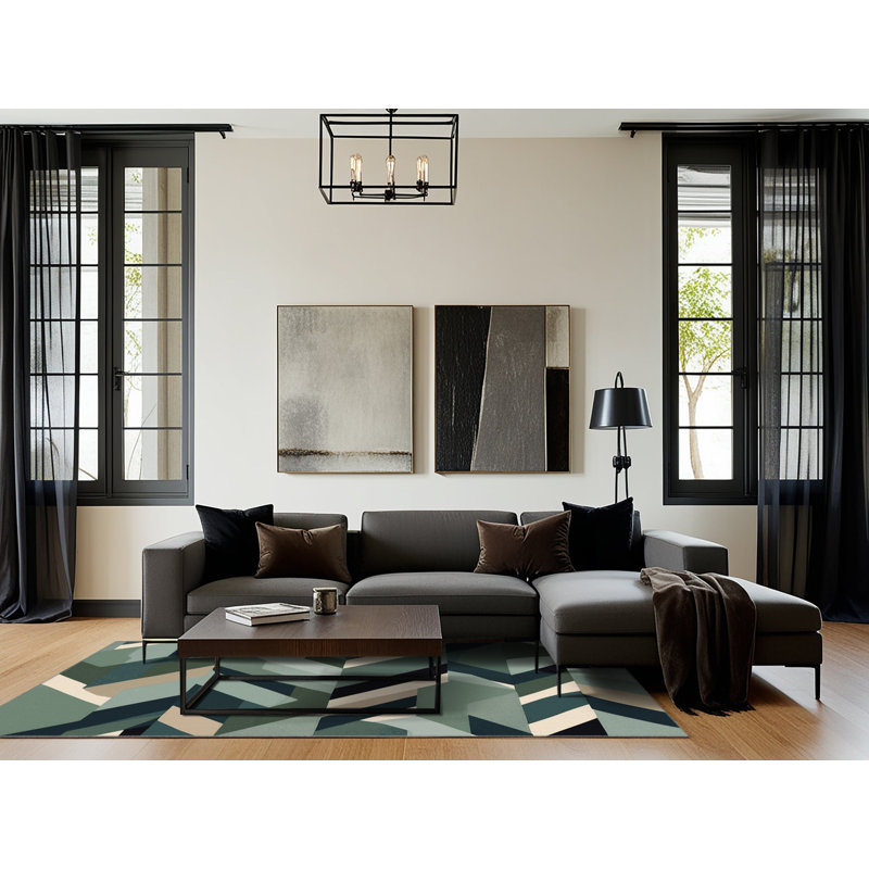Vista Echo Rug, Rectangle 2' x 3'