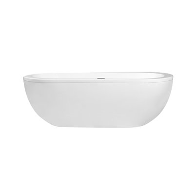 Sacha 71'' x 34'' Soaking Acrylic Bathtub