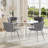 5-Piece Round Dining Table Set for 4-877287312-877287316