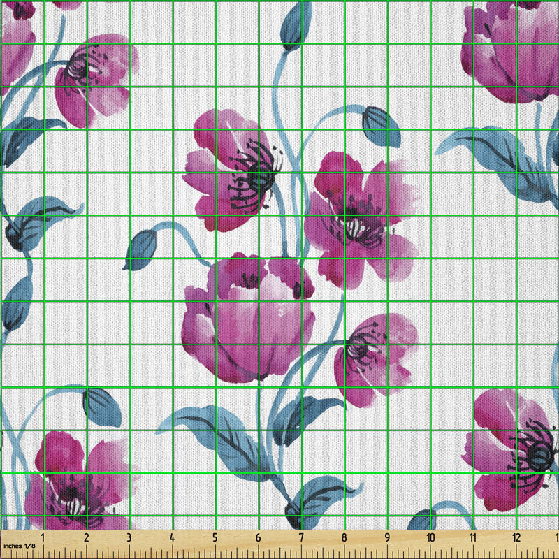 Daira Poppies Ornamental Fabric