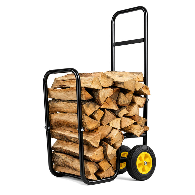 Firewood Log Cart Storage Rack