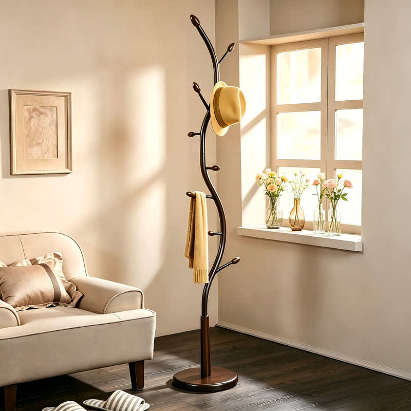 Pied de plancher en noyer noir clair