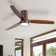 Kemp 52'' 3 -Blade LED Flush Mount Ceiling Fan with Remote Control and Light Kit Included