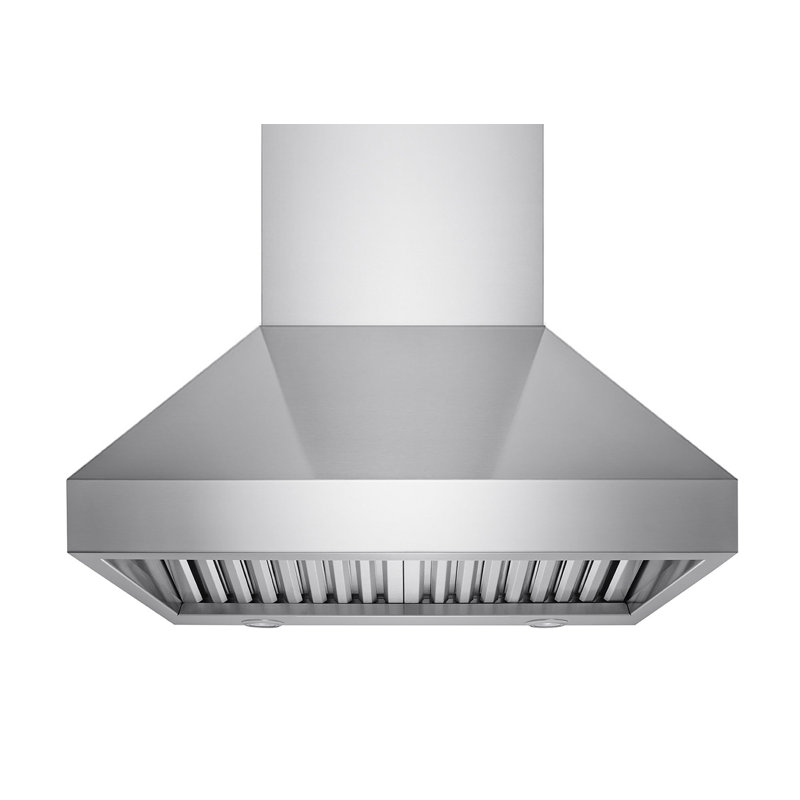 48" 1200CFM Professional Wall Mount Range Hood in Stainless Steel with Dimmable LED's