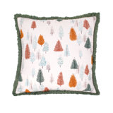Fringe Cotton Throw Pillow
