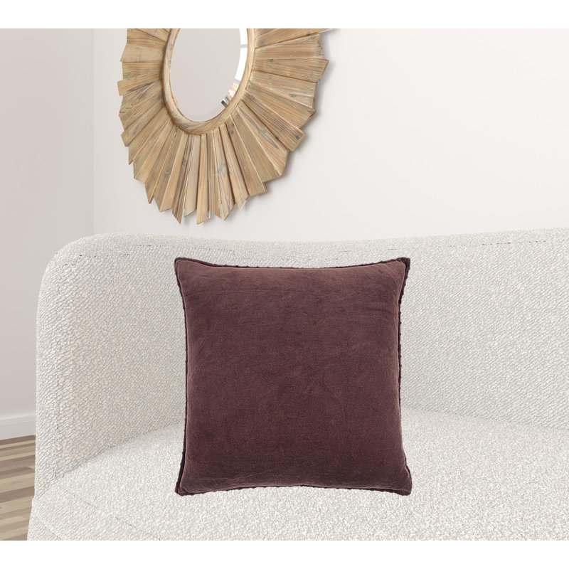 Coussin Shaggy, H 22 po x l 22 po, Vert