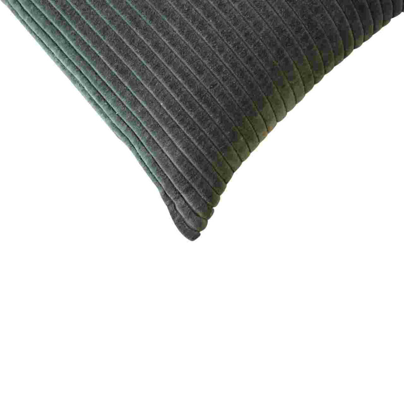 Ingvald Striped Square Cushion, Green