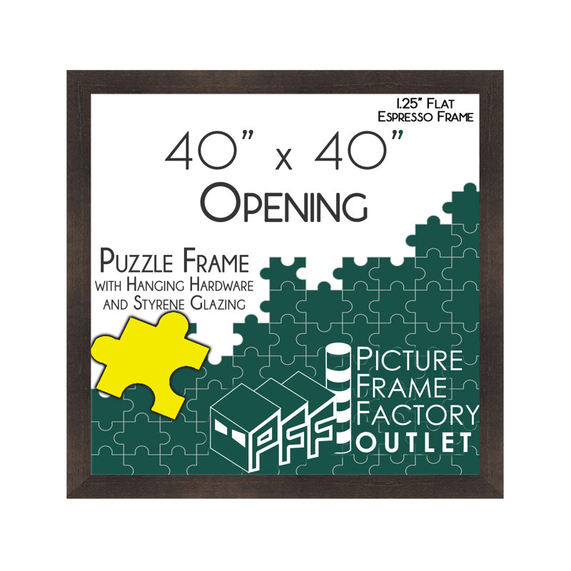 Picture Frame, Espresso, 40" x 40"
