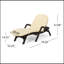 Chaise longue avec coussin Mikael-43448461