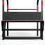 Gaming Loft Bed with Integrated Side Desk and LED Ambiance