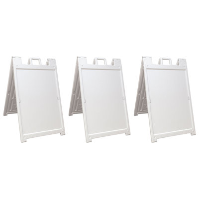 Folding Double Sign Stand