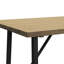 Ensemble de salle à manger à hauteur standard 5 pièces Picket House Furnishings Epsilon en noir-table et quatre chaises-93361809