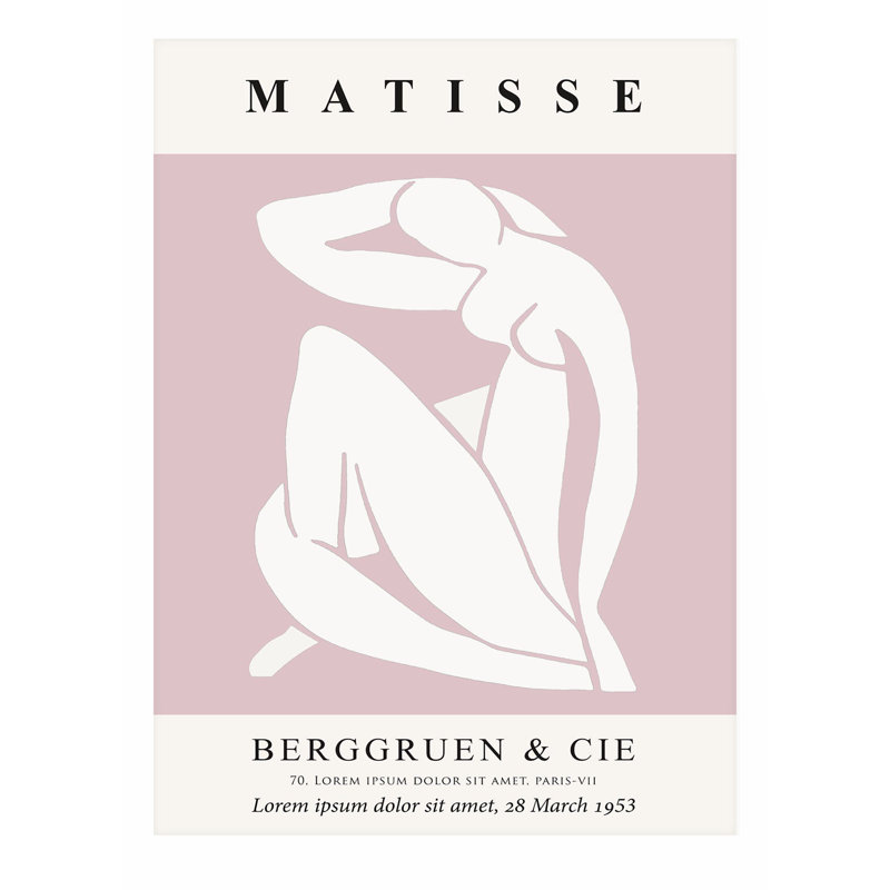 "People and Portraits", Henri Matisse, H 10 po x l 8 po