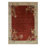 Wool Floral Area Rug