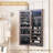 14.5" Wide Jewelry Armoire with Frameless Full-Length Mirror and LED-665009983