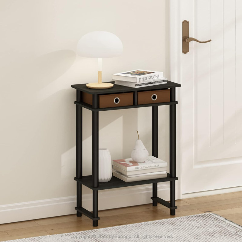 Hallway Console Table With, Espresso/Brown
