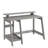 Modern Study Desk with Numerous Shelves, Grey, 47.2 x 28.7 x 23.6 inches | 100% Melamine Coated Particle Board, Thickness: 0.7 inches | Wall-Mountable Design, Stylish & Functional for Home Office & Study Spaces-819464946