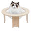 Lit pour chat avec base en bois Dredyn