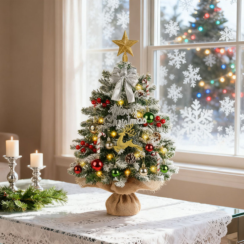 1.39' H Artificial Pine Christmas Tree