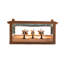 3 - Light Flush Mounted Sconce