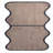 Wood Framed Decorative Wall Mirror, Irregular Freeform Wall  Mirror For Indoor Home Decor, 36X72"