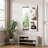 Wall Mounted Full Length Mirror, Full Body Mirror With Shelf, Full Body Mirror With Hook Wall Mounted Mirror With Multifunctional Design Panel, Bedroom/Living Room/Entrance(47.6*15.7In)-839347642