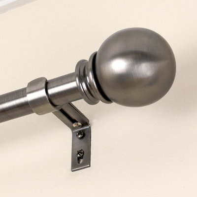 Mesa Steel Adjustable Single Curtain Rod